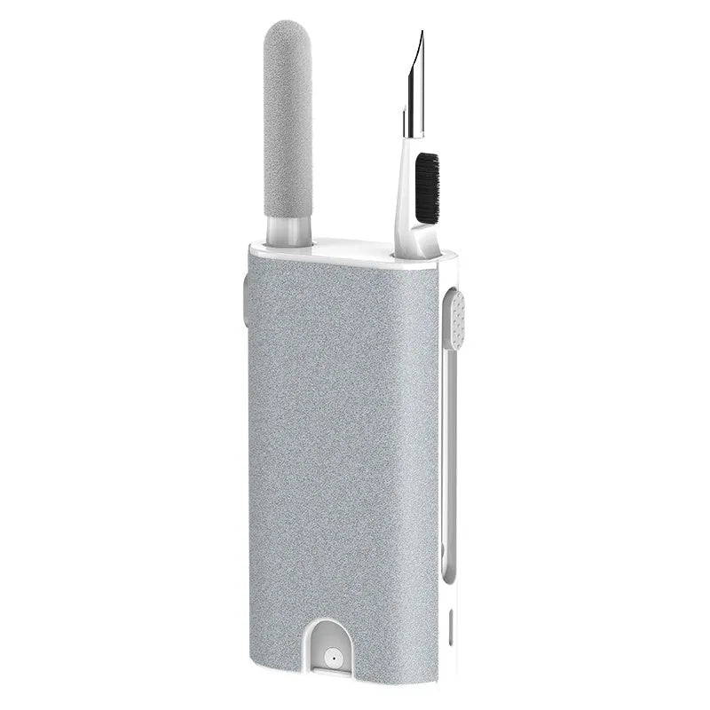 5-in-1 electronic screen cleaner kit with flocking sponge, brush and metal tip