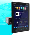 Black 9.5 inch vertical screen car MP4 MP5 player with USB TF card playback and remote control