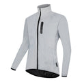Waterproof polyester long-sleeved top in BL220 Silver colour with windproof function