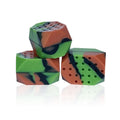Camouflage facial muscle fitness ball with two silicone balls in transparent box for jaw training