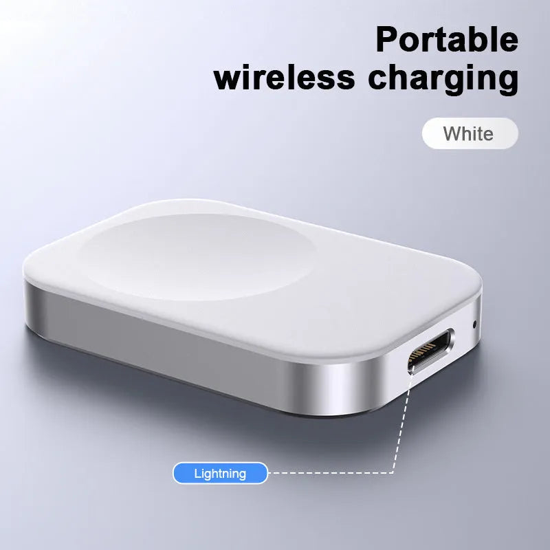 Black or white three-in-one magnetic wireless charging stand for iPhone and Android devices
