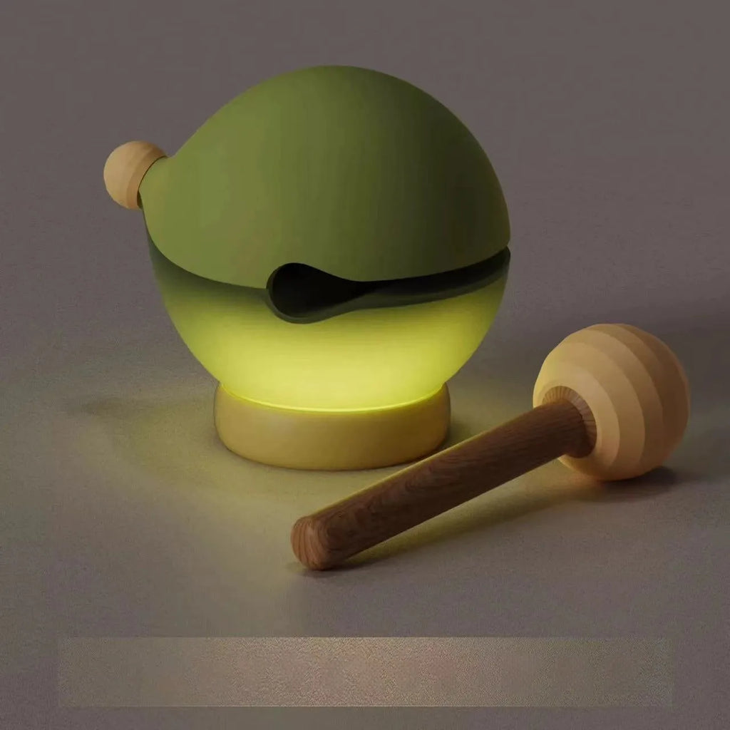Personalised Chinese block night lamp, 18 * 18cm plastic body, Type-C rechargeable, three colour options