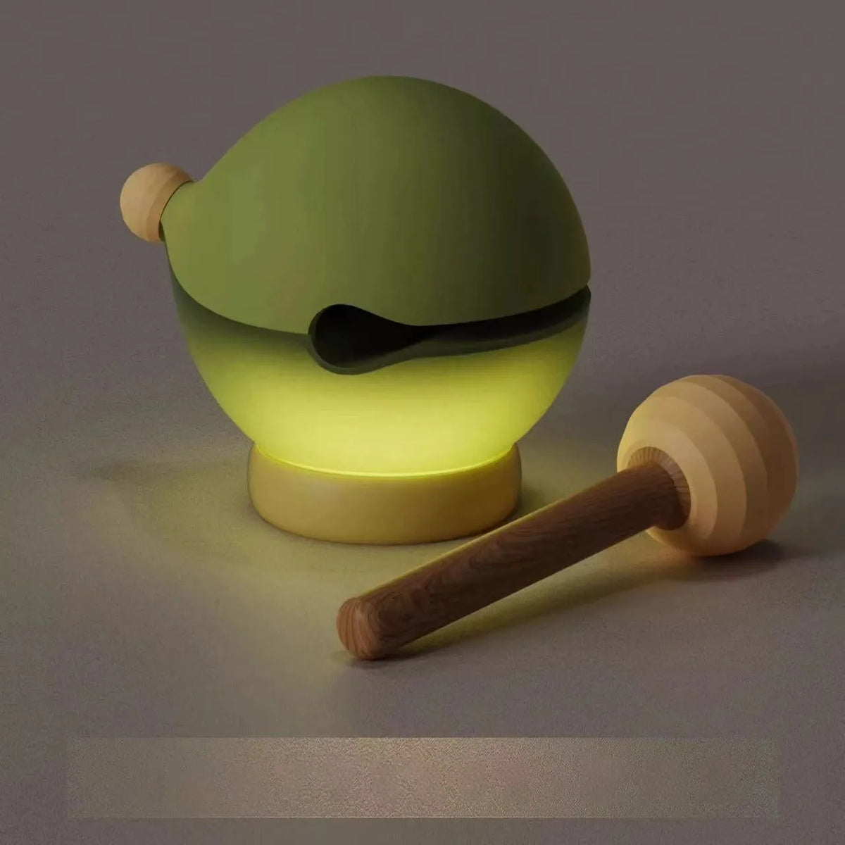 Personalised Chinese block night lamp, 18 * 18cm plastic body, Type-C rechargeable, three colour options