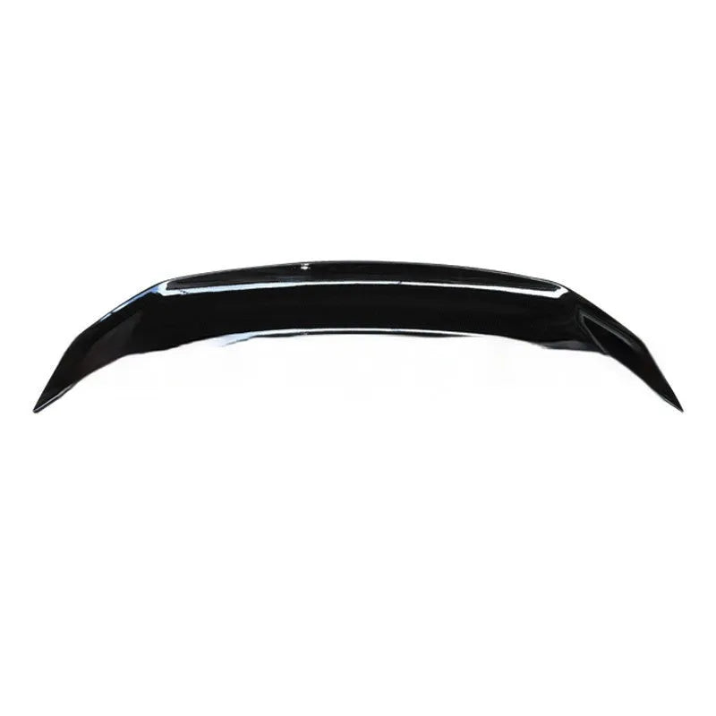 15cm wide punch-free ABS car spoiler in bright black finish on vehicle trunk