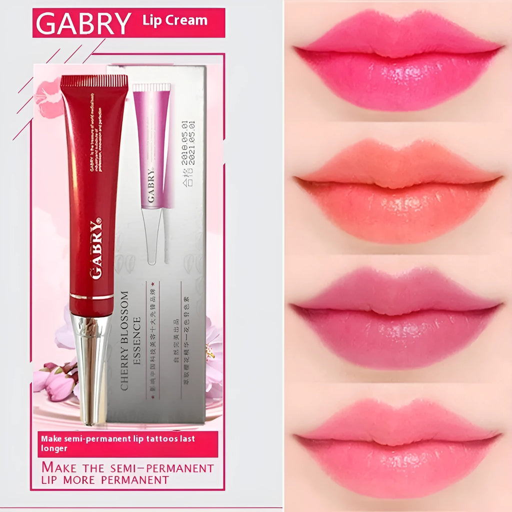 Vermilion waterproof lip gloss in five colour shades including bright rose red and orange red