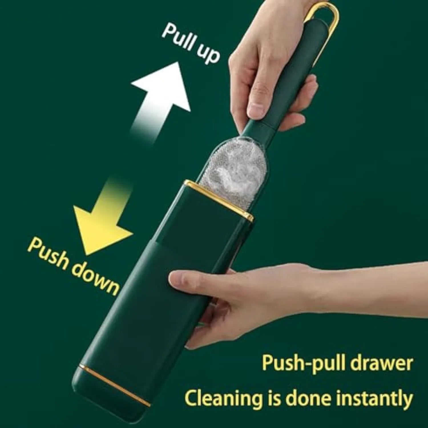Double-sided pet hair removal brush with static electricity technology for clothes and furniture