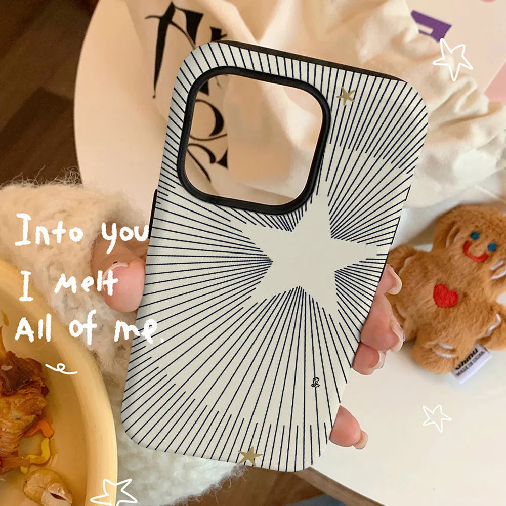 XINGX Design Feilin material iPhone case in glossy and matte anti-fingerprint finishes.