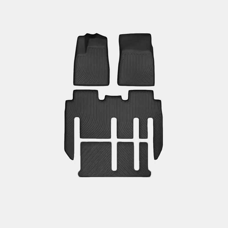 Waterproof TPE car pads for Tesla Model X with tailbox mat and cabin protection