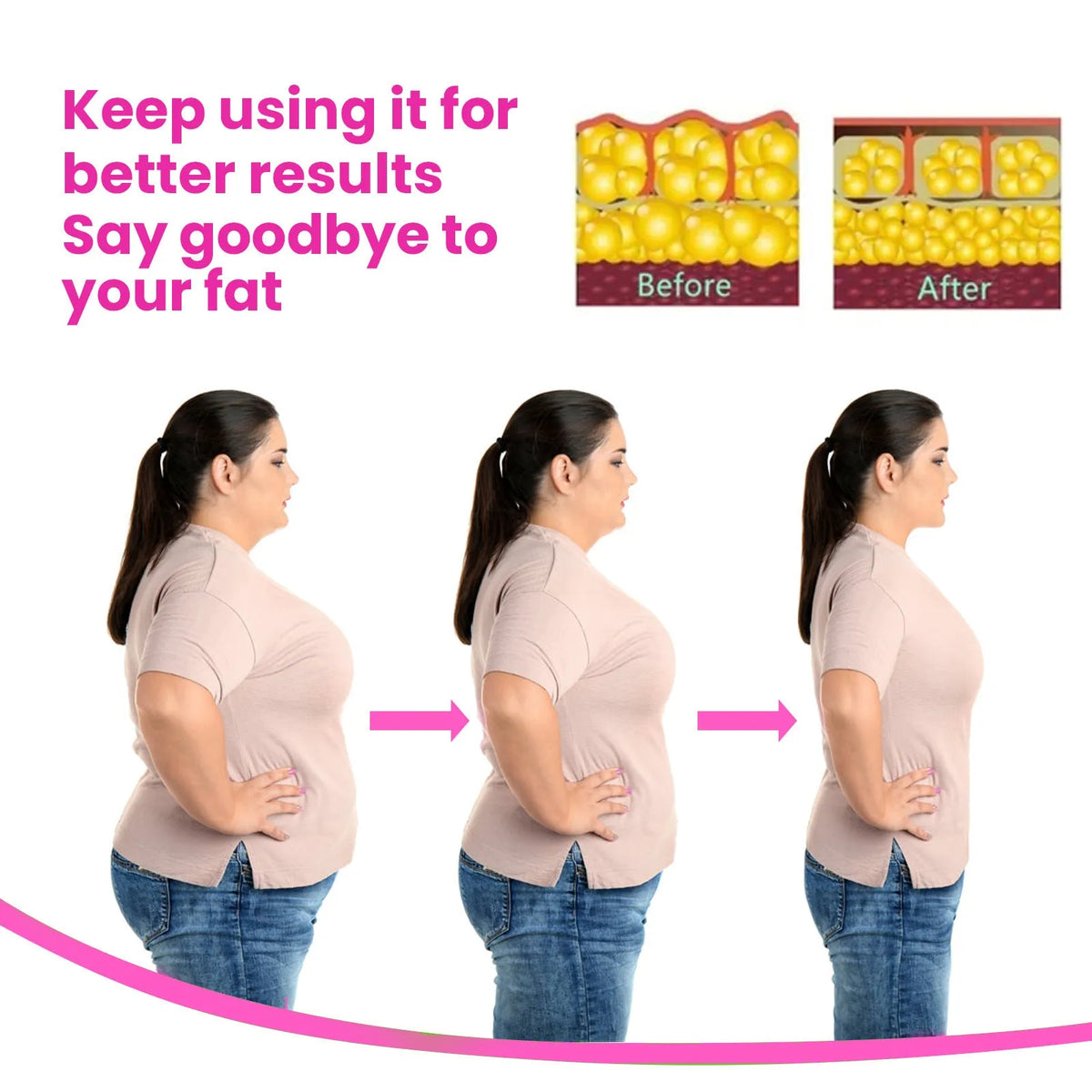 Slimming body care green tea kit with 28 pieces in packet for belly firming.