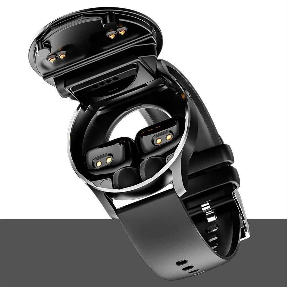X7 black smart watch with large touchscreen and TPU strap on a wrist