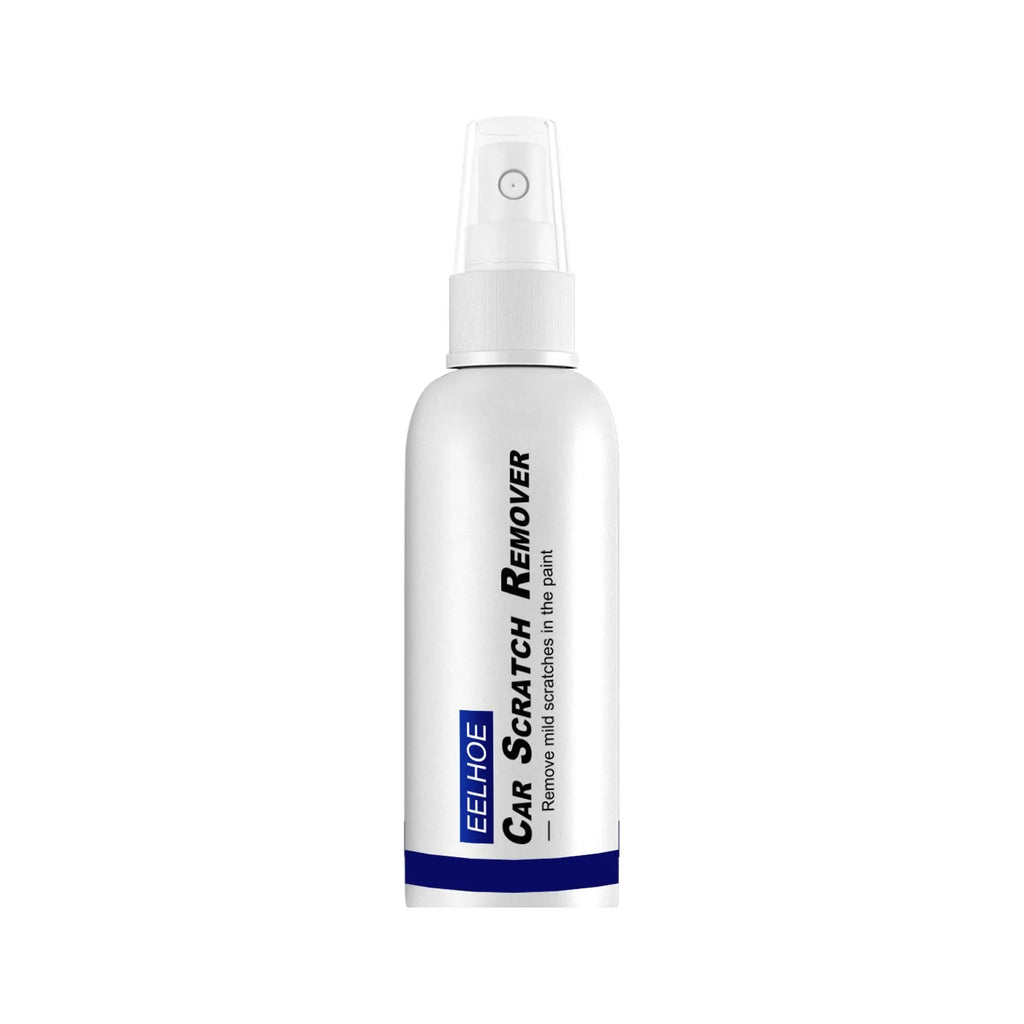 Car scratch repair spray canister for paint surface scratch removal and sealing.
