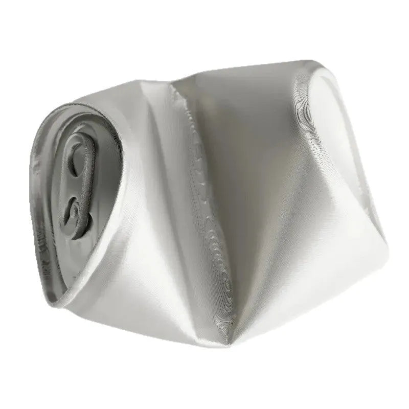Silver soda can-shaped 3D-printed PLA mobile phone holder desk ornament for party gifting