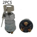 Pure copper ignition switch with key for trucks, forklifts, and agricultural vehicles in JK423 upgrade style