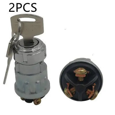 Pure copper ignition switch with key for trucks, forklifts, and agricultural vehicles in JK423 upgrade style