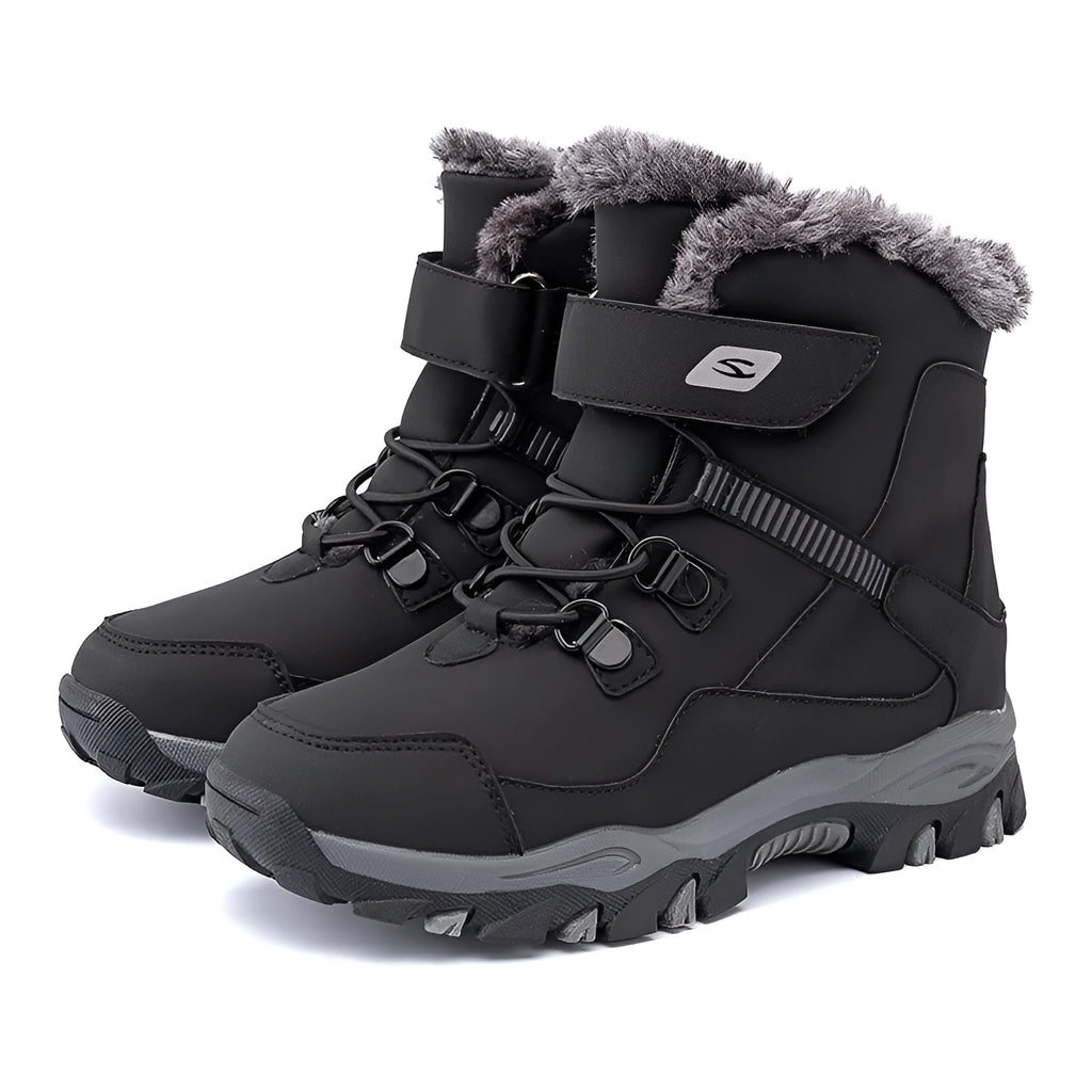 Hobby Bear children's waterproof martin boots with adjustable buckle and non-slip rubber soles