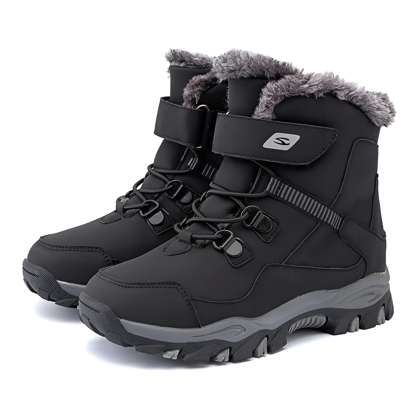 Hobby Bear children's waterproof martin boots with adjustable buckle and non-slip rubber soles