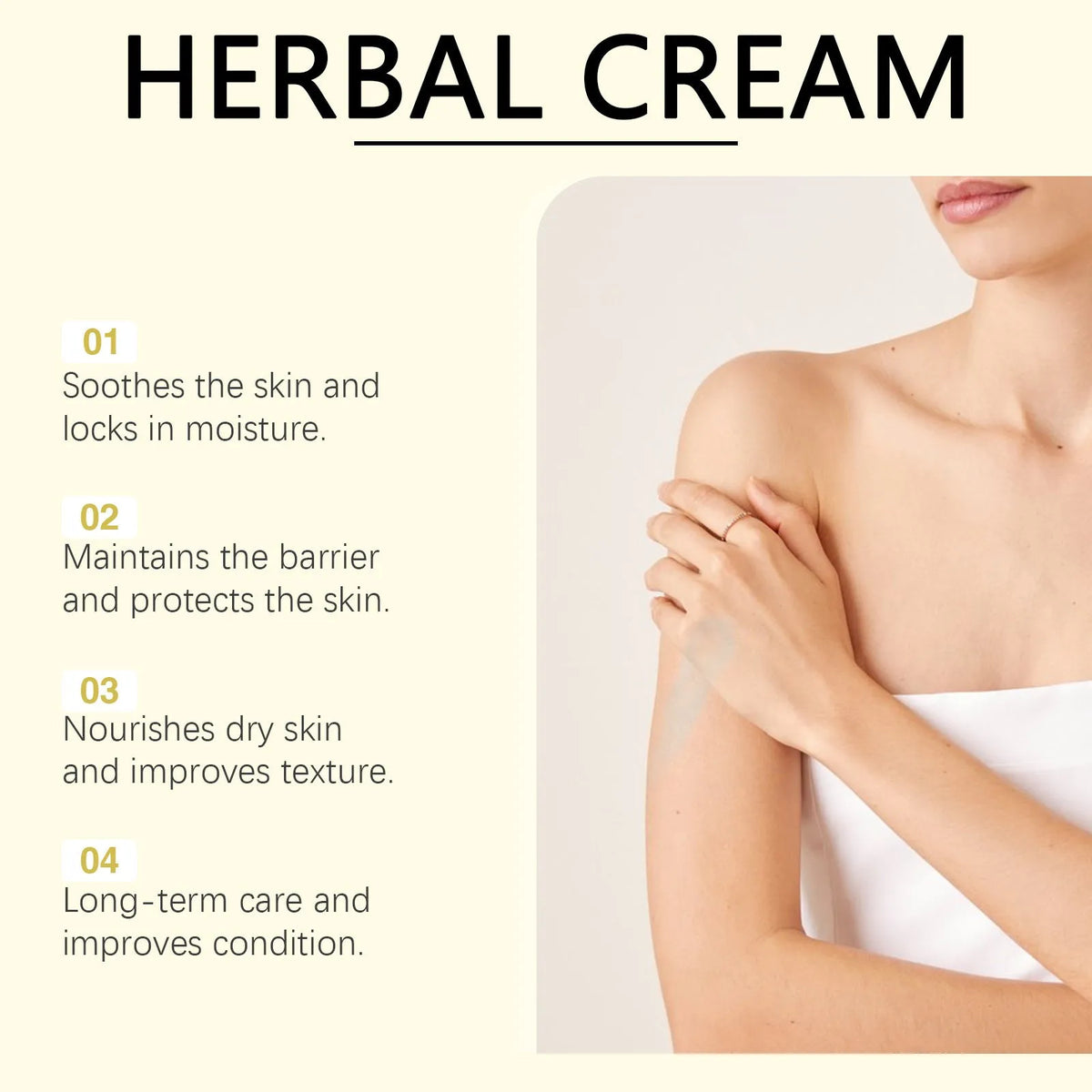 15g tube of herbal moisturising cream with tea tree oil and Centella asiatica extracts