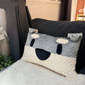 West Highland puppy decorative cushion measuring 50x35x18cm with blended fabric cover and pp cotton filling