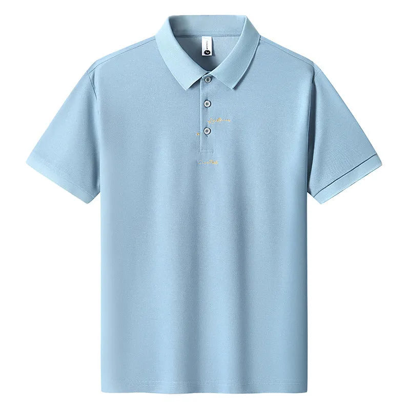 Men's casual cotton T-shirt with letter pattern in multiple colour options showing front view