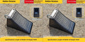 Portable car anti-slip retainer triangle with wood pattern design and adjustable height up to 26cm