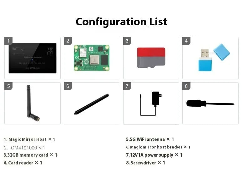 13.3-inch integrated computer voice assistant CM4 main control touch display with ABS housing and touch interface