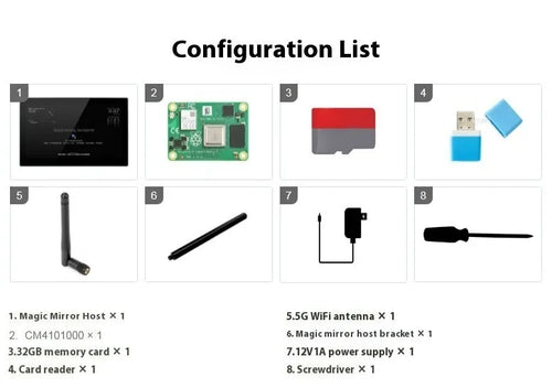13.3-inch integrated computer voice assistant CM4 main control touch display with ABS housing and touch interface