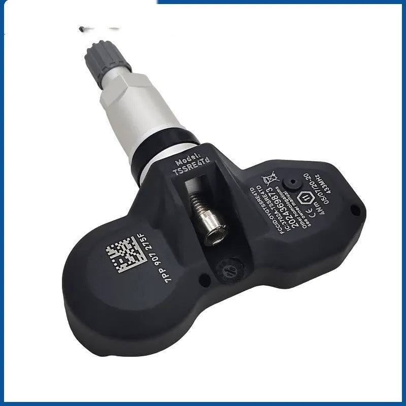 Black Audi-compatible car tyre pressure monitor with 1.9-inch LCD display showing pressure readings