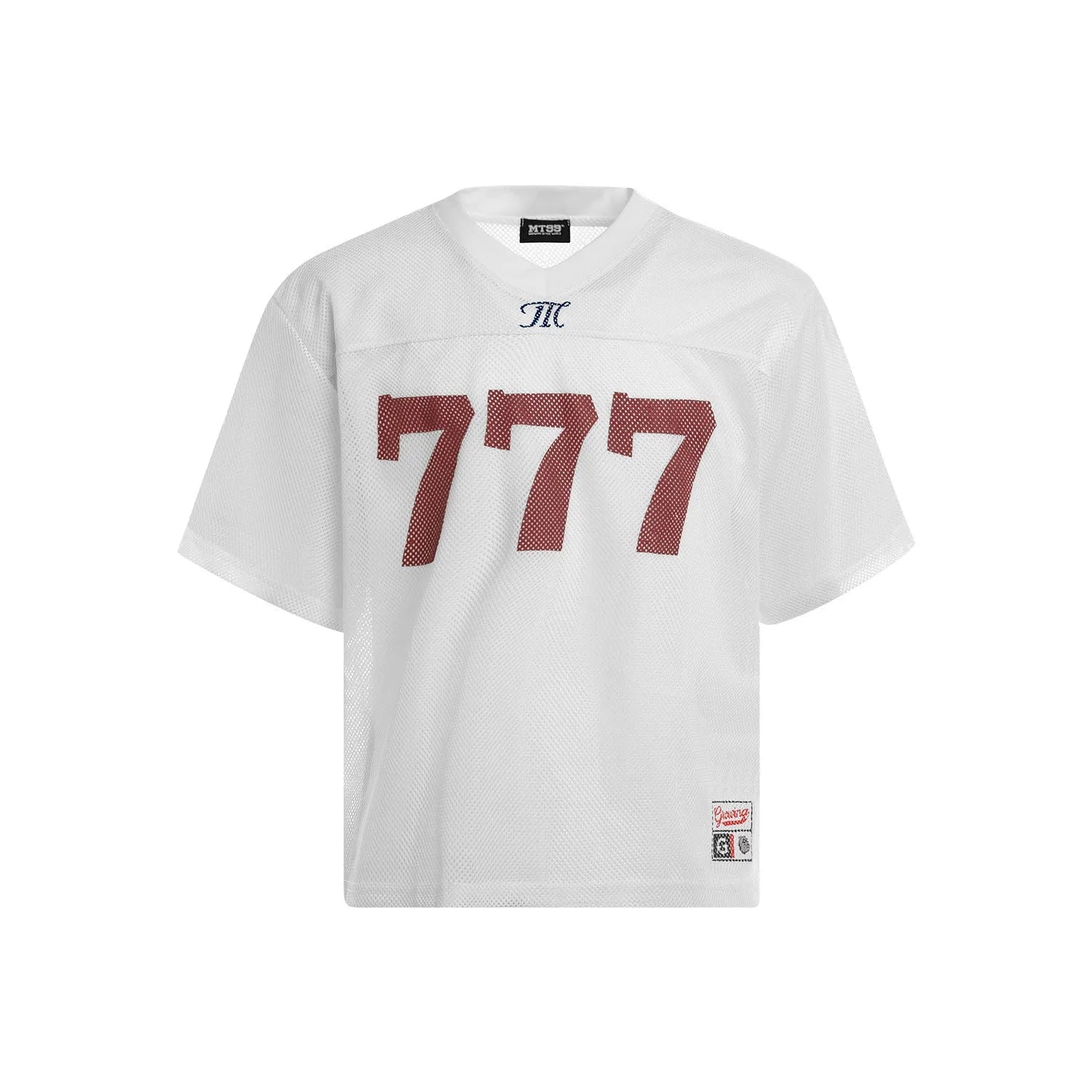 Loose-fit retro street t-shirt in black, white, purple, or orange colours, made from polyester fabric