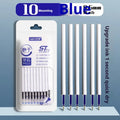 One Second Quick-drying Refill Neutral Push Bullet Pen Refill in black, red, blue, and ink blue colours with 500 m writing length