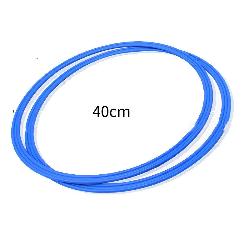 40cm red yellow blue PP agility training ring for football and ball sports