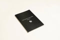 Black A5 hardcover dream journal with 192 unlined pages and a ribbon marker