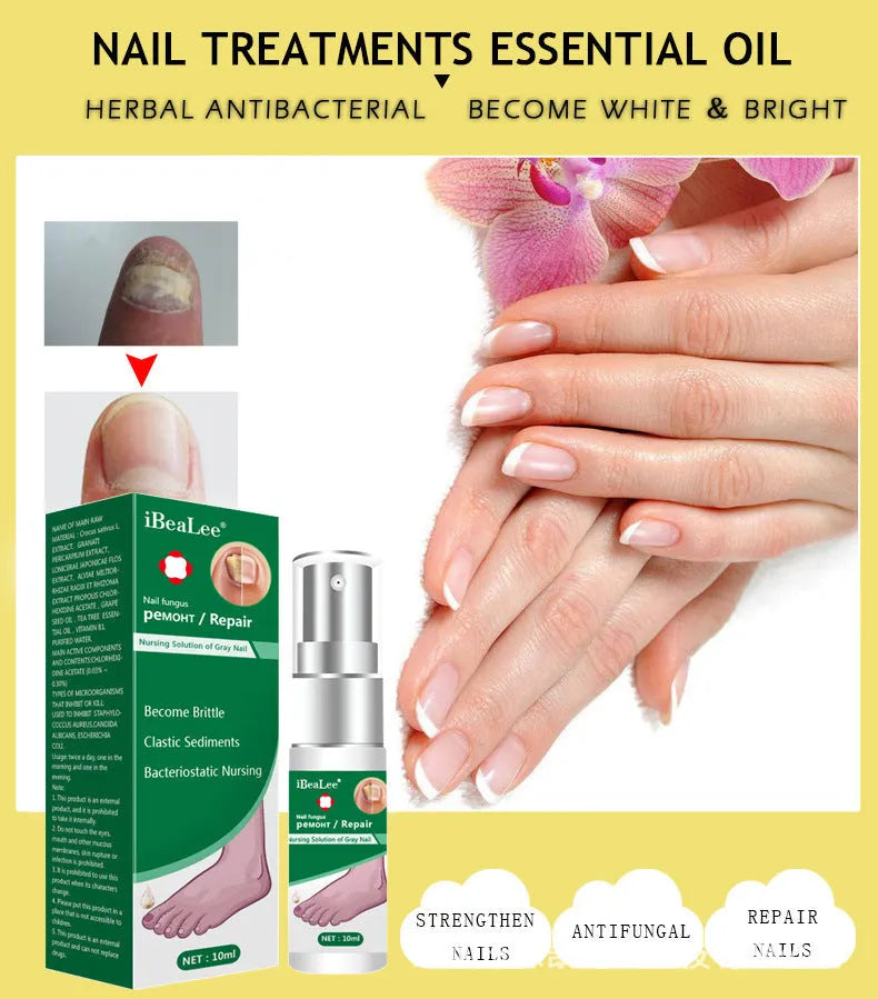 Jiagou Repair Dust For Deck Liquid Antimicrobial 10ml bottle with Whitenail Antibacterial Liquid for toenail treatment