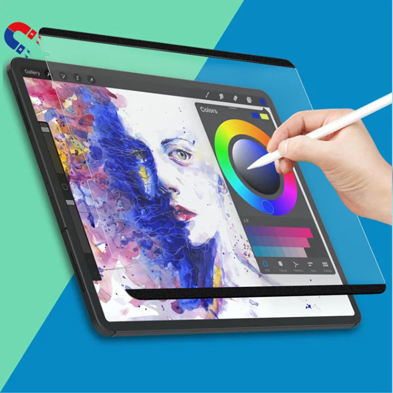 11-inch magnetic detachable iPad painting film with PET magnet material for iPad screen protection