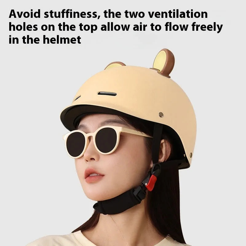 3C certified adult electric bicycle helmet with ABS shell shown in multiple colour options.