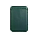 Magnetic card holder case for iPhone in PU leather with integrated storage for three cards