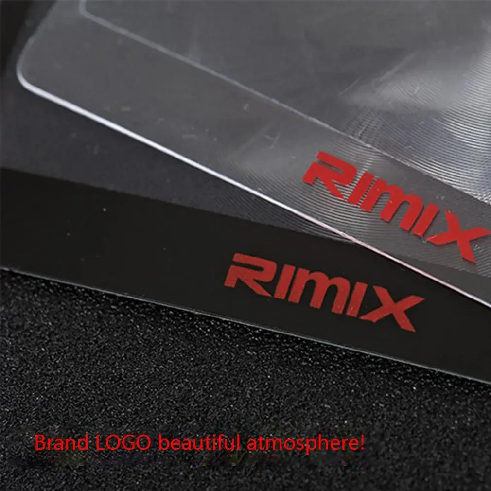 A black and white portable credit card sized plastic magnifier with 6x magnification for outdoor use.