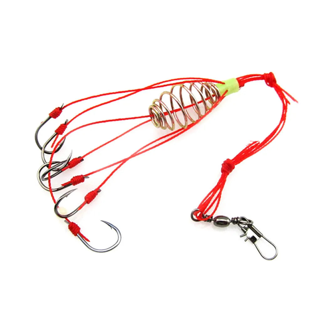 Carbon fishing float bracket and accessory gift bag set for sea fishing rods.