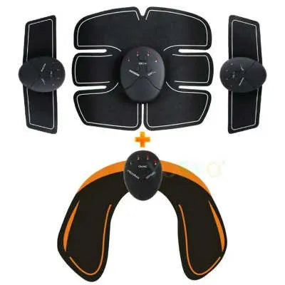 EMS hip muscle training stimulator with host and patch for abdominal and buttock toning