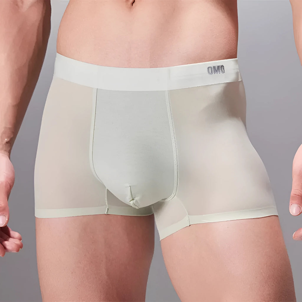Lightweight seamless antibacterial sports underwear in four colours with size range L to 3XL