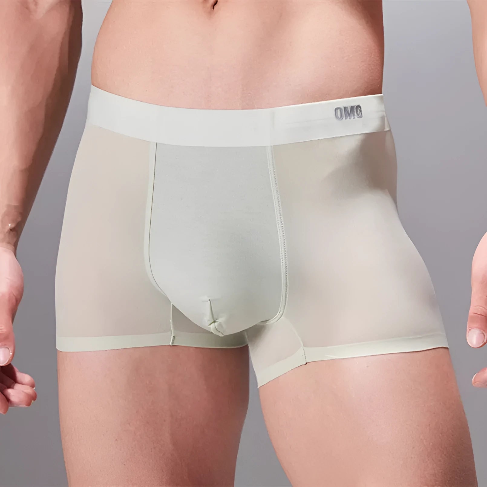 Lightweight seamless antibacterial sports underwear in four colours with size range L to 3XL