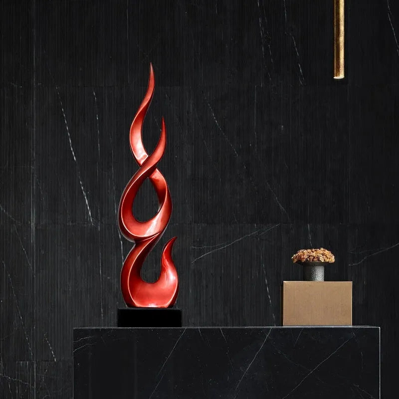 Resin festival decoration ornament with half-handmade construction in bright gold finish