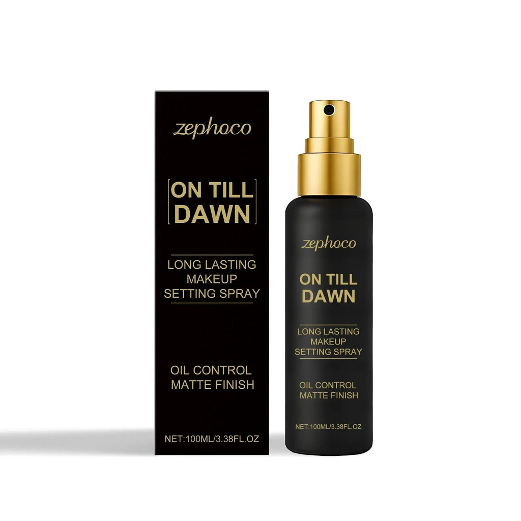 100ml bottle of long-lasting makeup setting and oil control spray