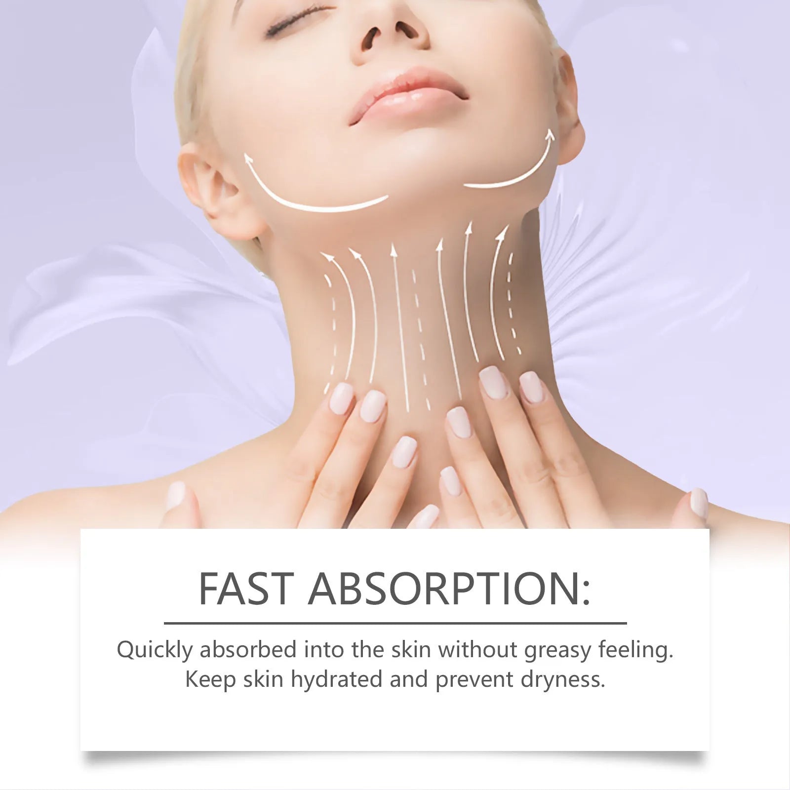 30g daily neck cream container with retinol and ceramide ingredients