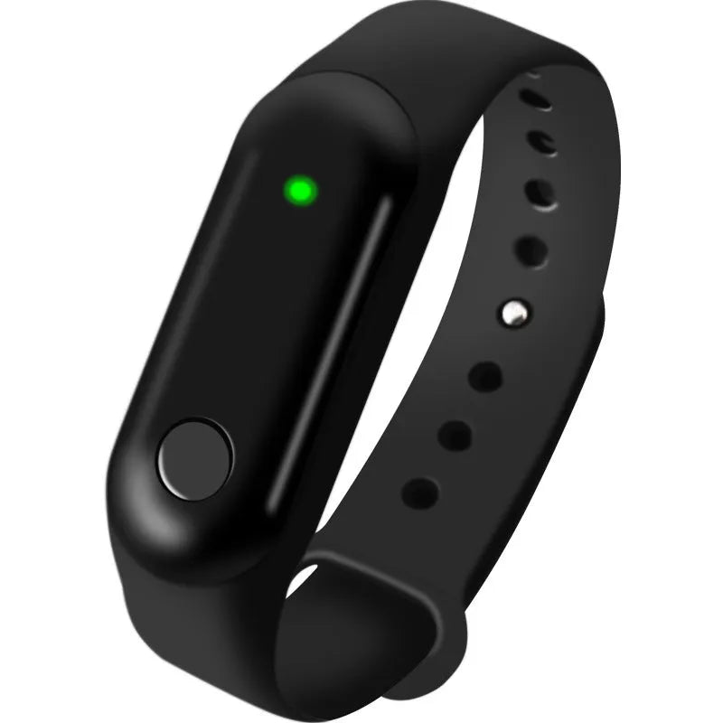 Wireless anti-static bracelet with 34cm TPU strap, black or pink, supplied with two AG10 batteries