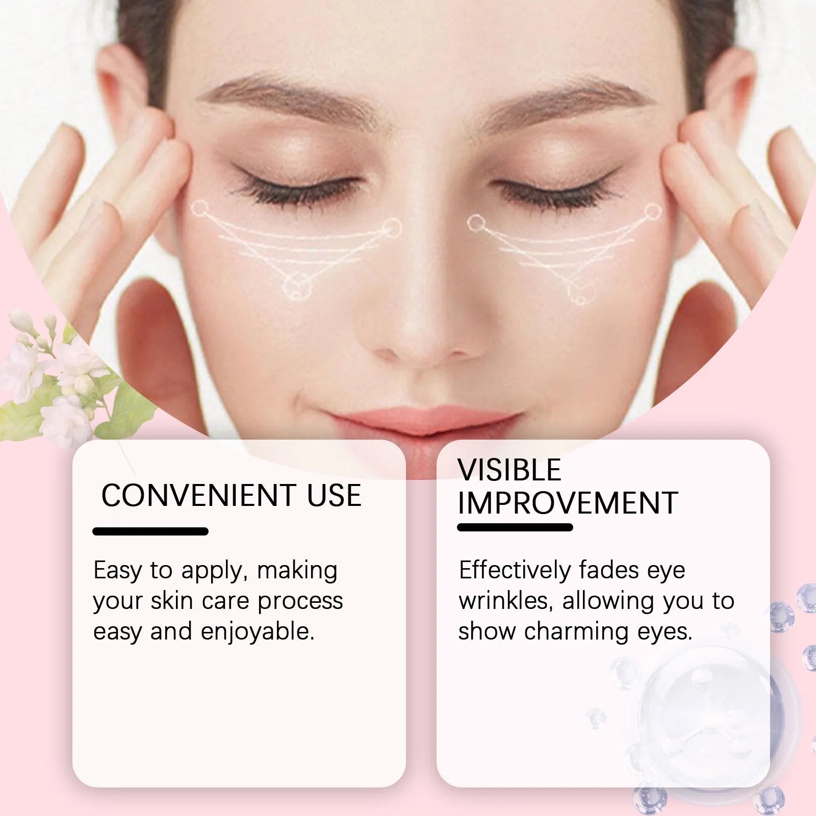 Collagen Light Wrinkle Eye Cream 100g jar for eye area moisturising and fine line care