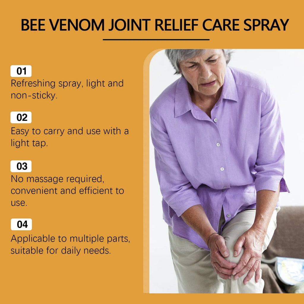 20ml body care spray bottle with menthol and bee venom formulation for daily skin nourishment