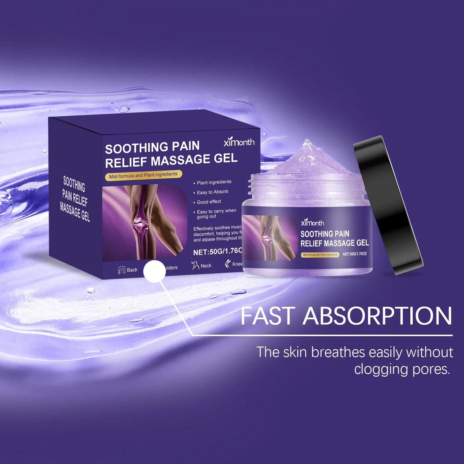 50g tube of Apply Body Joint Care Gel for joint discomfort relief