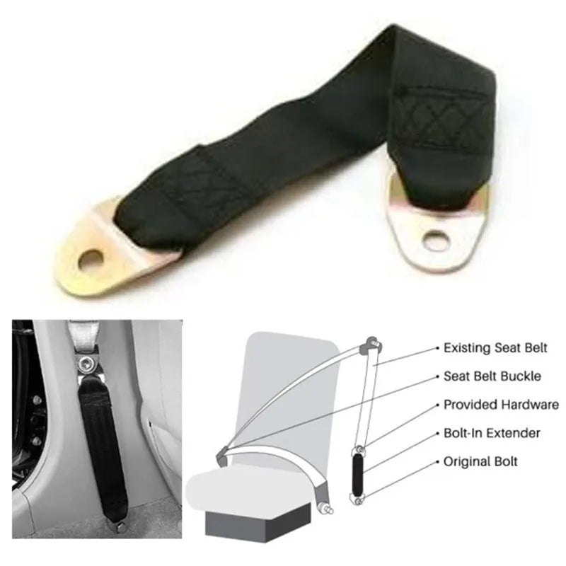 Electric door limit fixing strap replacement part for vehicle doors in three style options