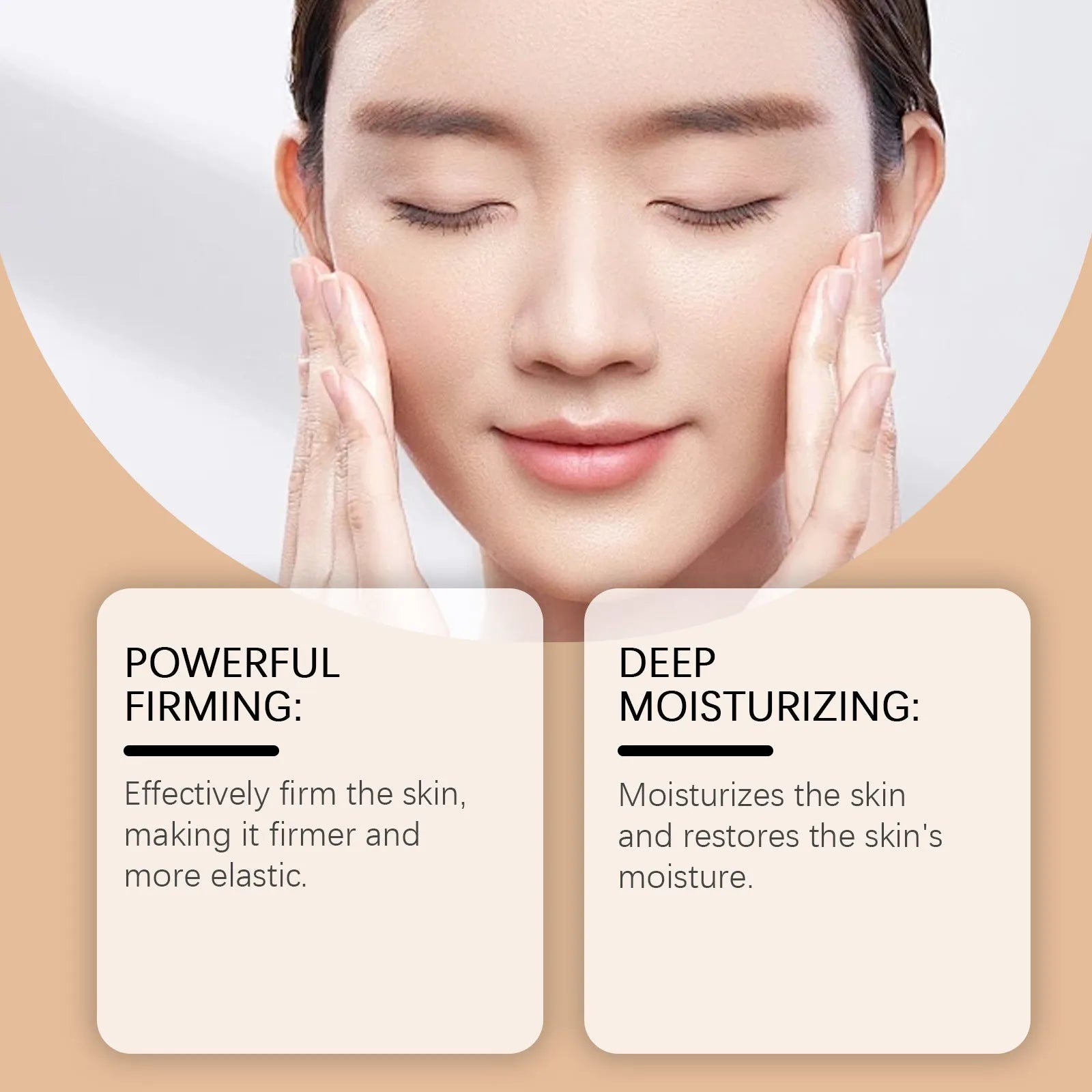 30ml bottle of anti-ageing facial essence containing hyaluronic acid and bee venom