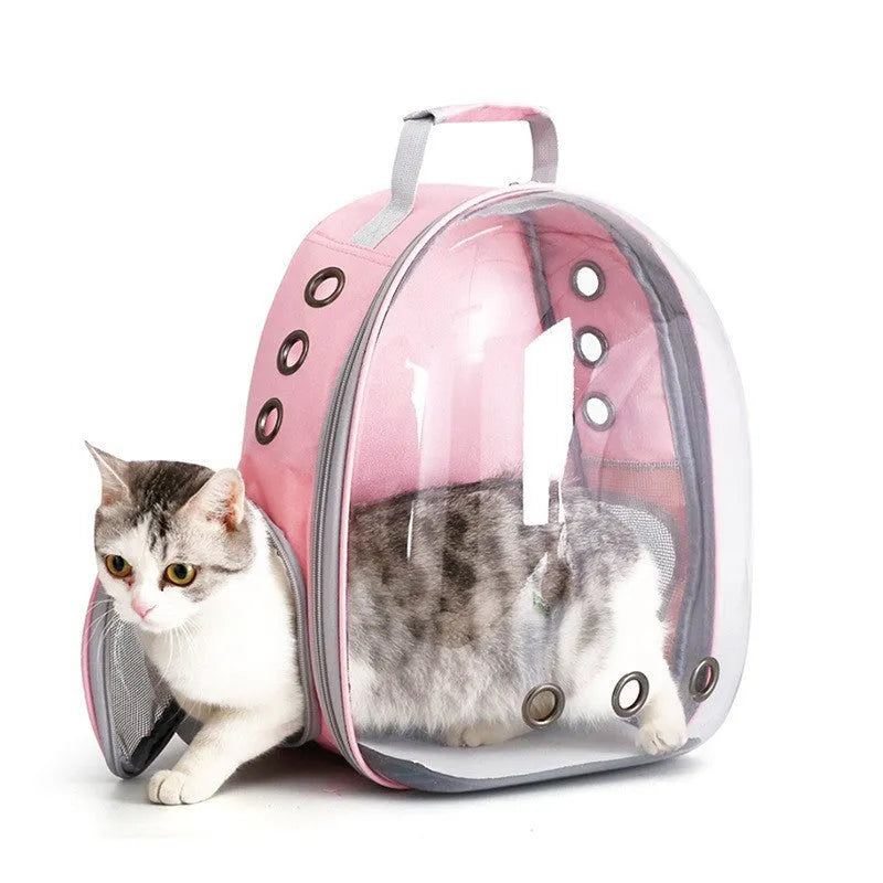 Pet Leisure cat diaper bag in side-open design with PC material, available in multiple colours like grey, pink, and green